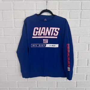 NY Giants NFC East G Men Long Sleeve Mens Medium Majestic